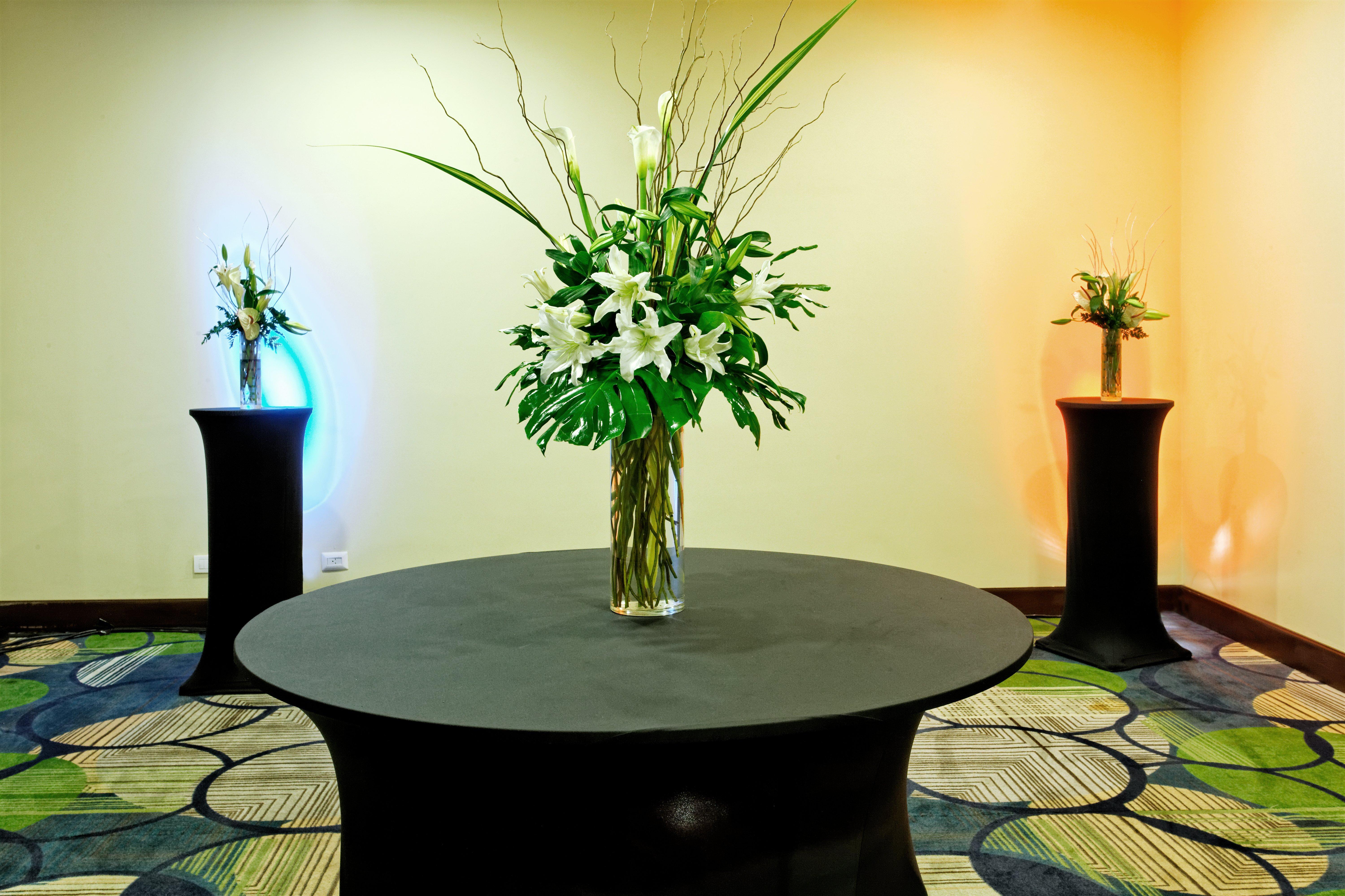 Holiday Inn Santo Domingo By Ihg Εξωτερικό φωτογραφία A cocktail table with a flower arrangement